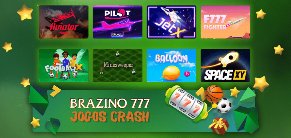 Jogos de Crash no site Brazino